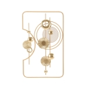 Pannello decorativo da parete 3D in metallo dorato 80x49,5 cm Goldy Promozione