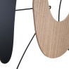 Pannello decorativo 3D moderno in legno e metallo da parete Astroy Saldi