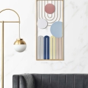 Pannello decorativo da parete 3D moderno in metallo colorato Avira Vendita