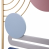 Pannello decorativo 3D da parete in metallo multicolore astratto Darnok Saldi