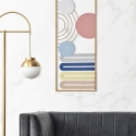 Pannello decorativo 3D da parete in metallo multicolore astratto Darnok Vendita