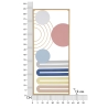 Pannello decorativo 3D da parete in metallo multicolore astratto Darnok Catalogo