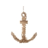 Scultura da parete a forma di ancora in legno 46x39 cm Nature Promozione