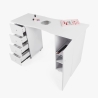 Tavolo unghie manicure estetista con ruote ventola aspiratore cassettiera Tone Stock