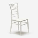 Sedia Bianca Stile Vintage per Catering Bar Ristoranti e Cucine Chiavarina Promozione