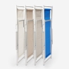 Sedia sdraio mare spiaggia braccioli alluminio pieghevole Riccione Gold Lux 