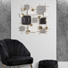 Pannello decorativo astratto 3D stile geometrico Square Vendita