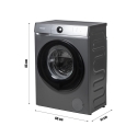 Lavatrice 6 Kg 11 programmi automatici 1200 RPM Tivra 