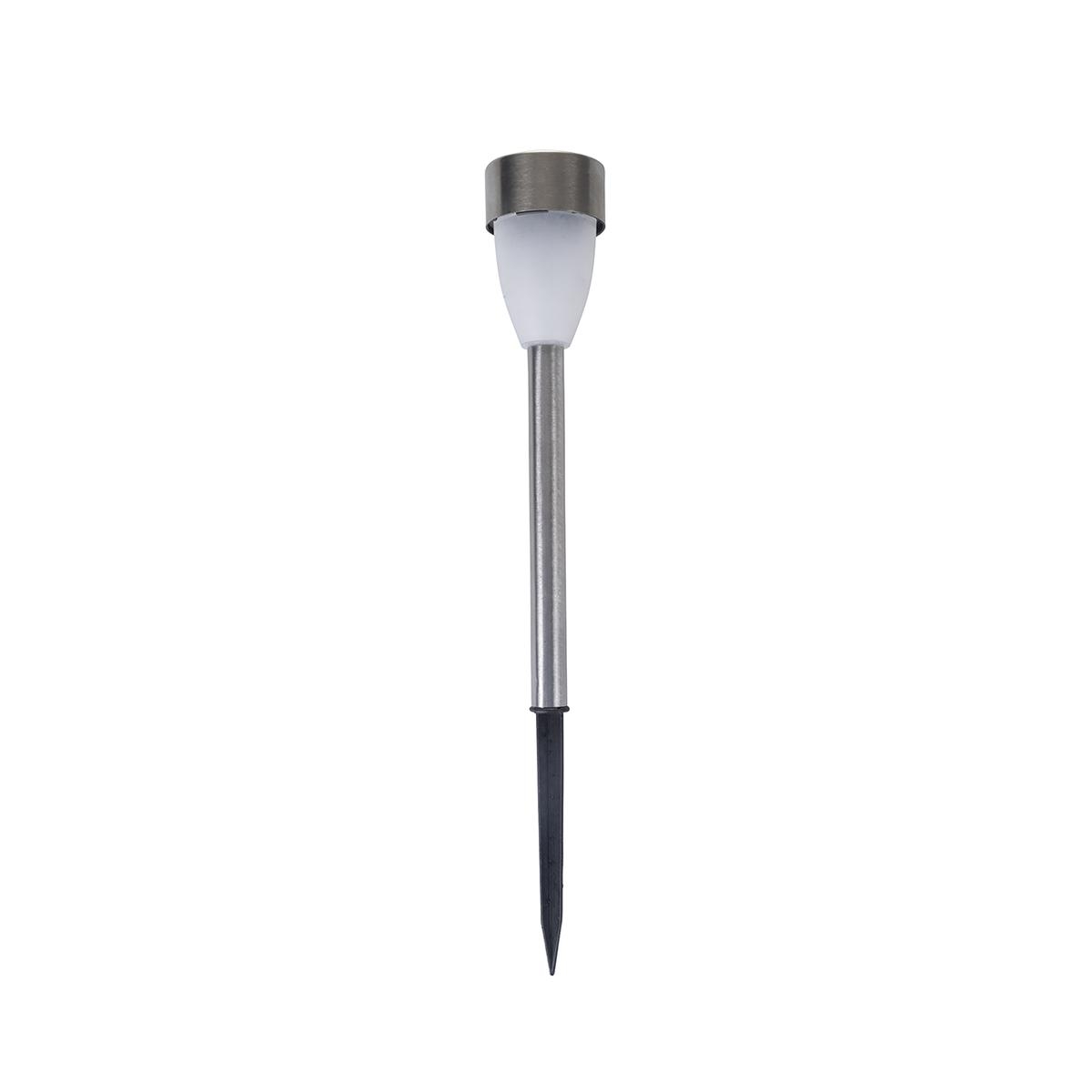 Set 12 lampade segnapassi acciaio inox sensore crepuscolare Salto