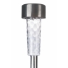 Set 12 lampade segnapassi acciaio inox Ø5,5x39,5cm silver Lunara Saldi