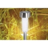 Set 12 lampade segnapassi acciaio inox Ø5,5x39,5cm silver Lunara Offerta