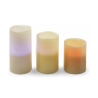 Set 3 candele led 12 variazioni di colore telecomando Tivon Offerta