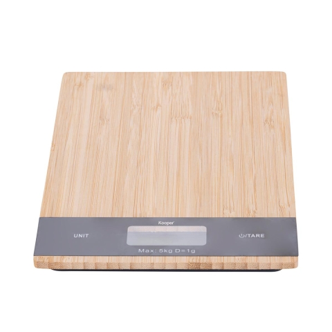 Bilancia da cucina digitale in bambù 15,5x22,5x2,4 Paxel Promozione