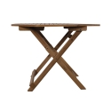 Tavolo da giardino pieghevole ottagonale in legno foro ombrellone Bali Offerta