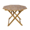 Tavolo da giardino pieghevole ottagonale in legno foro ombrellone Bali Promozione