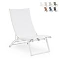 2 sedie sdraio pieghevoli poltrone lounge reclinabili Bizzotto Taylor Promozione