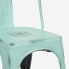 sedie design industriale metallo vintage shabby chic stile steel old Scelta