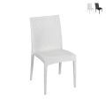 Sedia da giardino in polipropilene effetto rattan New Magic Promozione