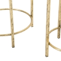 Set 2 vasi fioriere per piante in metallo dorato Lumai Stock