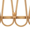 Mensola da parete in metallo e rattan stile boho chic Panama Catalogo