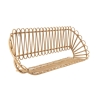 Mensola da parete in metallo e rattan stile boho chic Panama Offerta