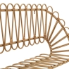 Mensola da parete in metallo e rattan stile boho chic Panama Sconti