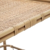 Carrello portavivande in metallo e rattan con portabottiglie Panama Catalogo