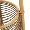 Appendiabiti da terra in rattan con portaombrelli 49x175cm Panama Saldi
