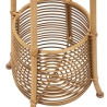 Appendiabiti da terra in rattan con portaombrelli 49x175cm Panama Sconti