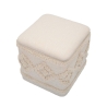 Pouf contenitore quadrato in tessuto imbottito 40x40cm Damasco Catalogo