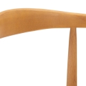 Set 2 sedie cucina in legno con seduta in rattan intrecciato Japan Modello