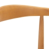 Set 2 sedie cucina in legno con seduta in rattan intrecciato Japan Modello