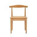 Set 2 sedie cucina in legno con seduta in rattan intrecciato Japan Offerta