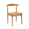 Set 2 sedie cucina in legno con seduta in rattan intrecciato Japan Promozione