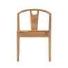 Set 2 sedie cucina in legno con schienale rattan intrecciato Japan Offerta