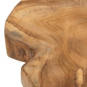 Sgabello artigianale in legno teak stile etnico naturale Kursi Modello