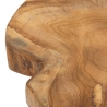 Sgabello artigianale in legno teak stile etnico naturale Kursi Modello