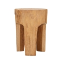 Sgabello in legno teak artigianale stile etnico Stold Offerta
