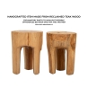 Sgabello in legno teak artigianale stile etnico Stold Modello