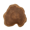 Sgabello artigianale in legno teak naturale stile etnico Budut Catalogo