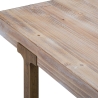 Tavolo da pranzo legno e metallo 90x180cm stile industriale Ankara Sconti