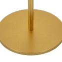 Tavolino alto rotondo in metallo dorato 51x100cm Doha Sconti