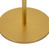 Tavolino alto rotondo in metallo dorato 51x100cm Doha Sconti
