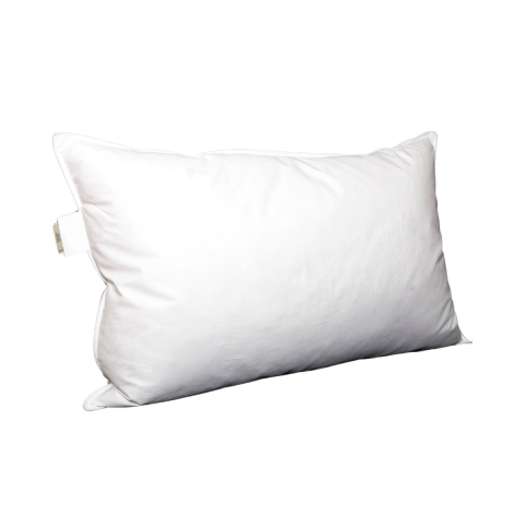 Cuscino imbottito in piumino d'oca guanciale 50x80cm First Class Promozione