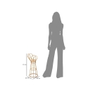 Portavasi per piante in metallo e rattan stile boho chic Panama Tower Catalogo