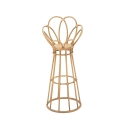 Portavasi per piante in metallo e rattan stile boho chic Panama Tower Vendita