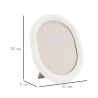 Cornice per foto ovale in resina bianca 20x25 cm Ovally Catalogo