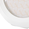 Cornice per foto ovale in resina bianca 20x25 cm Ovally Saldi
