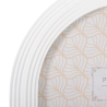 Cornice per foto ovale in resina bianca 20x25 cm Ovally Sconti