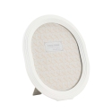 Cornice per foto ovale in resina bianca 20x25 cm Ovally Promozione